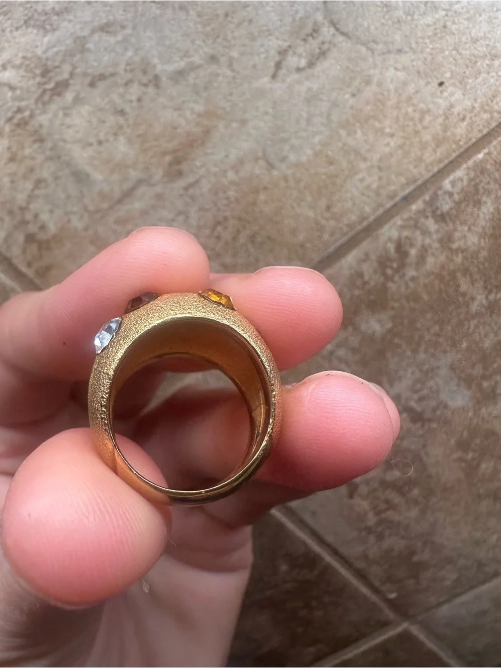 Vintage Jackie Collin’s ring 1980s 6-6.5